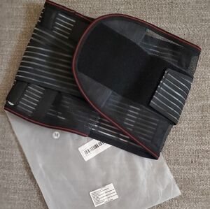 Black, Mesh Back Brace